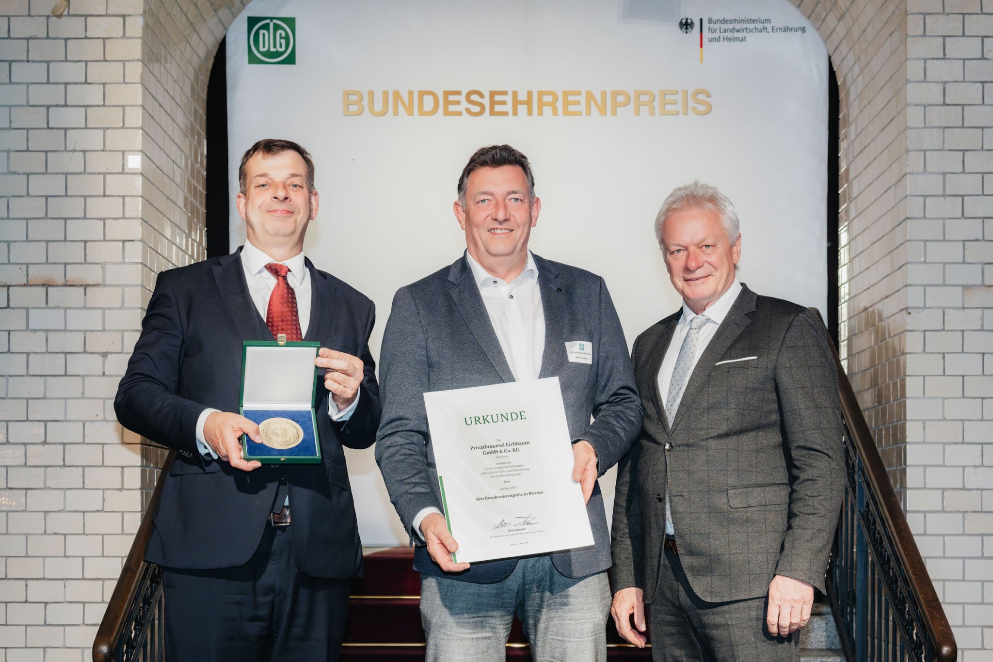 EICHBAUM mit Bundesehrenpreis 2026 ausgezeichnet - Privatbrauerei Eichbaum